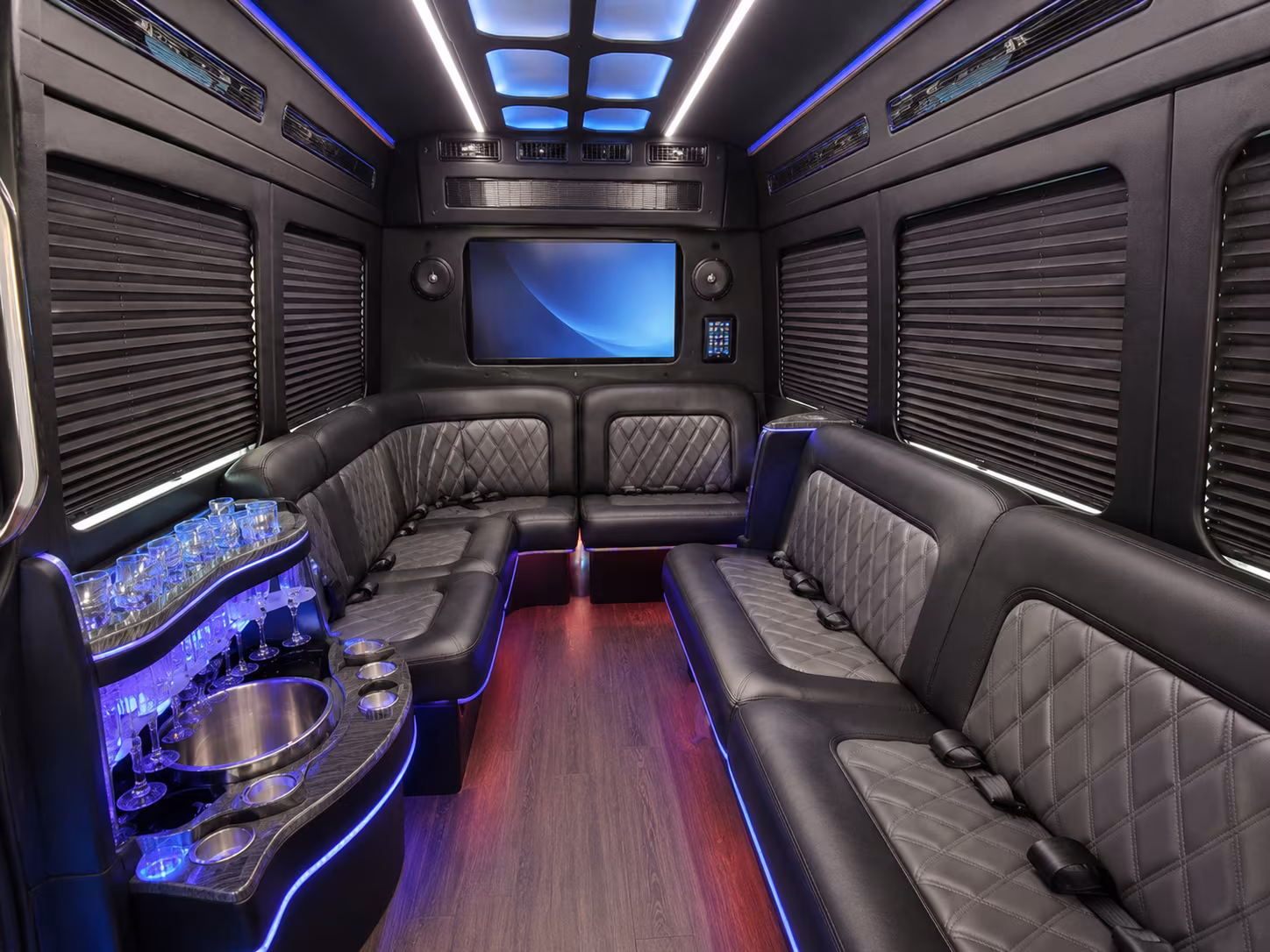 west covina party bus interior